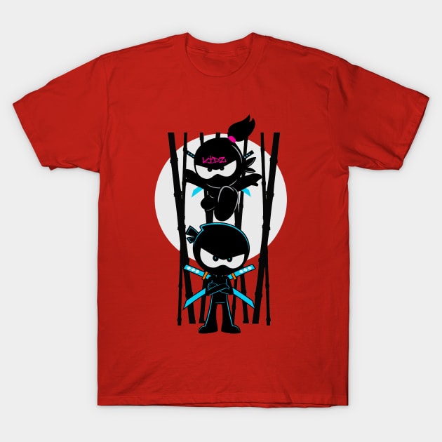 ninja kidz couple T-Shirt by pin store